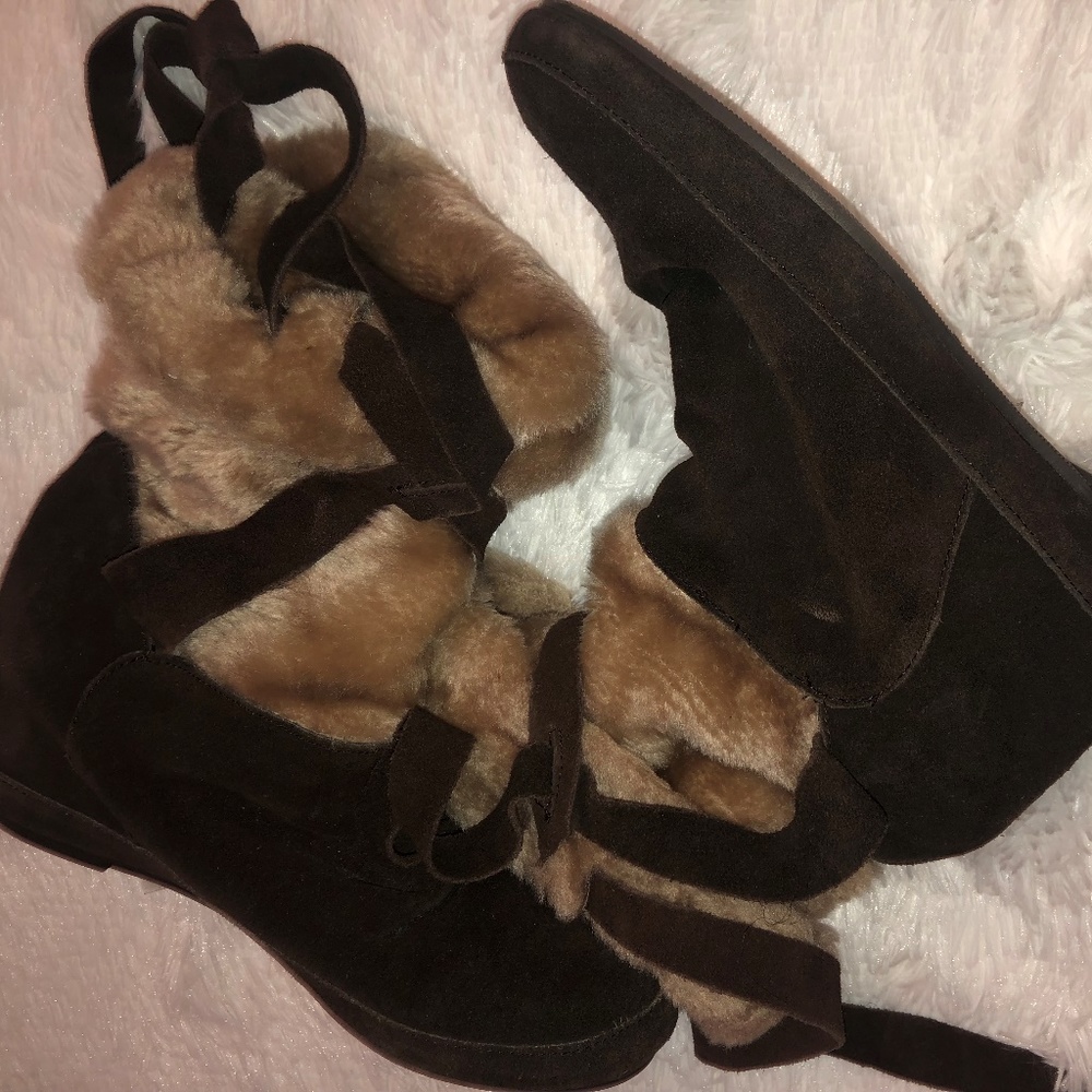 Brown aldo boots